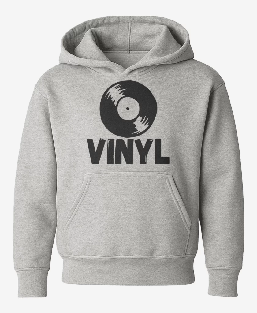 Poleron de niño Gris Melange de Vinyl