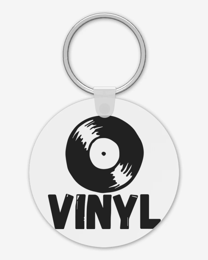 Llavero Blanco de Vinyl
