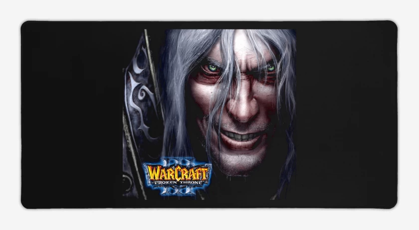 Mouse pad Gamer Negro de Frozen Throne