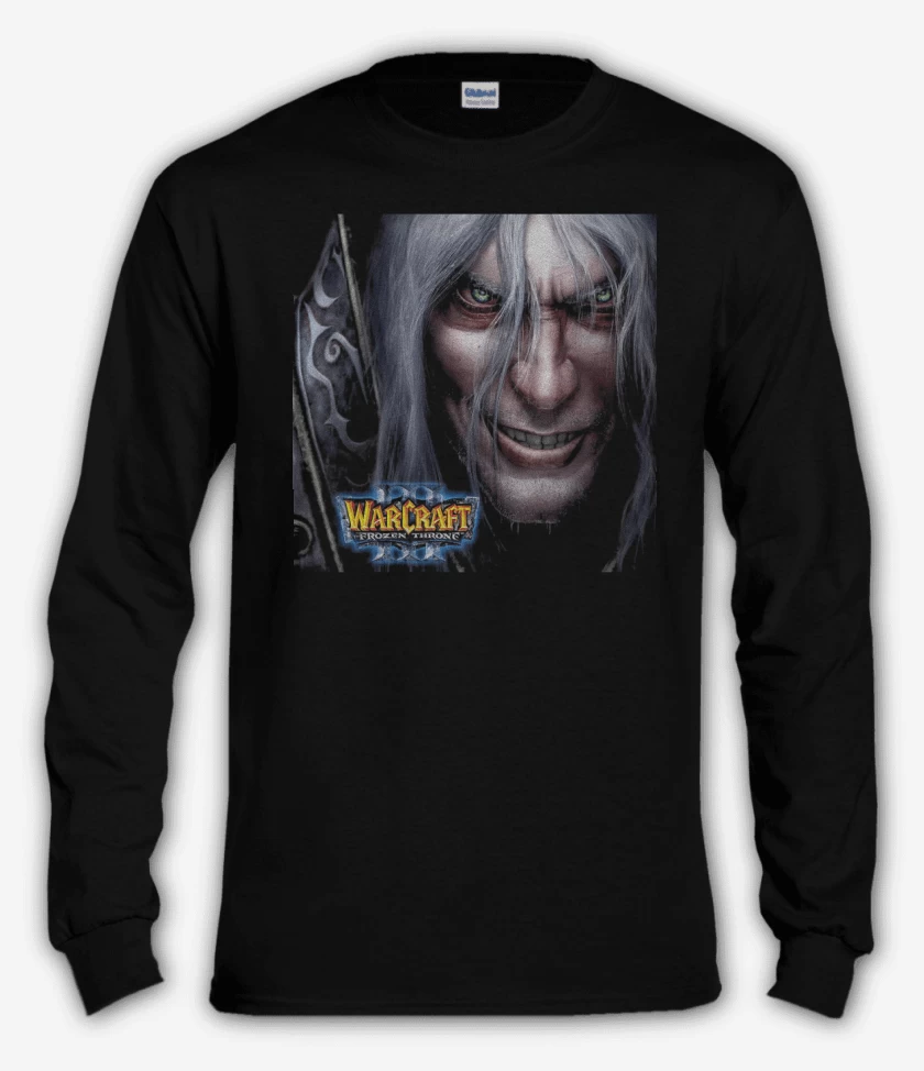 Polera manga larga Negro de Frozen Throne