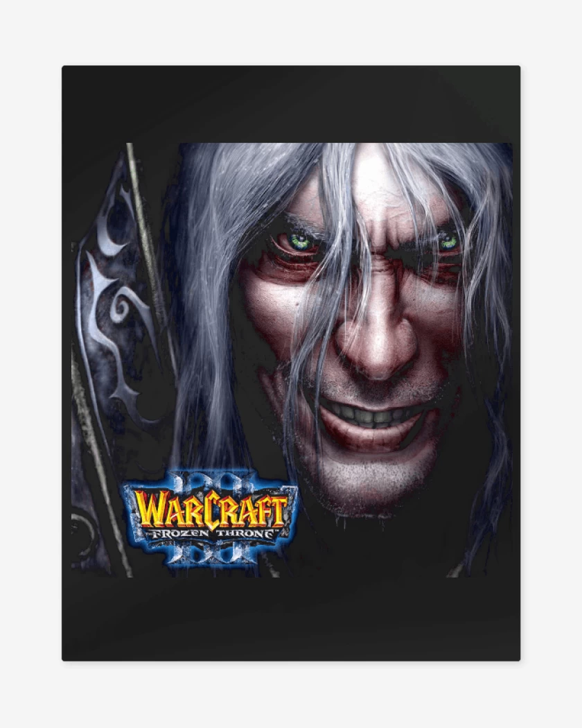 Print metalico Negro de Frozen Throne