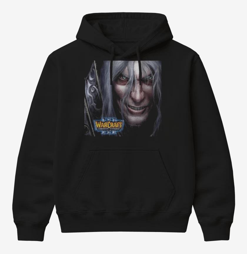 Poleron Canguro básico Negro de Frozen Throne