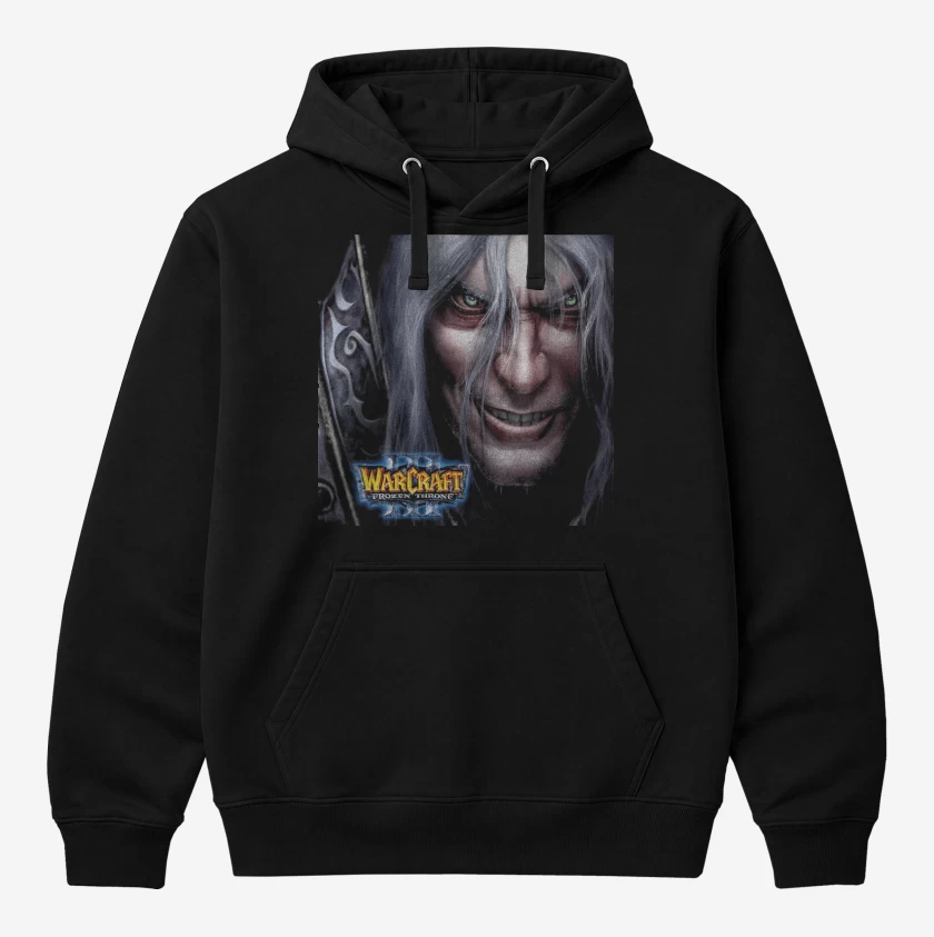 Polerón Canguro Negro de Frozen Throne