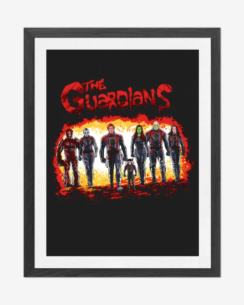Cuadro decorativo Negro de The Guardians