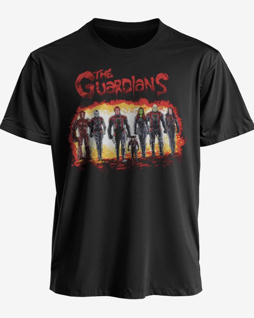 Polera premium Negro de The Guardians