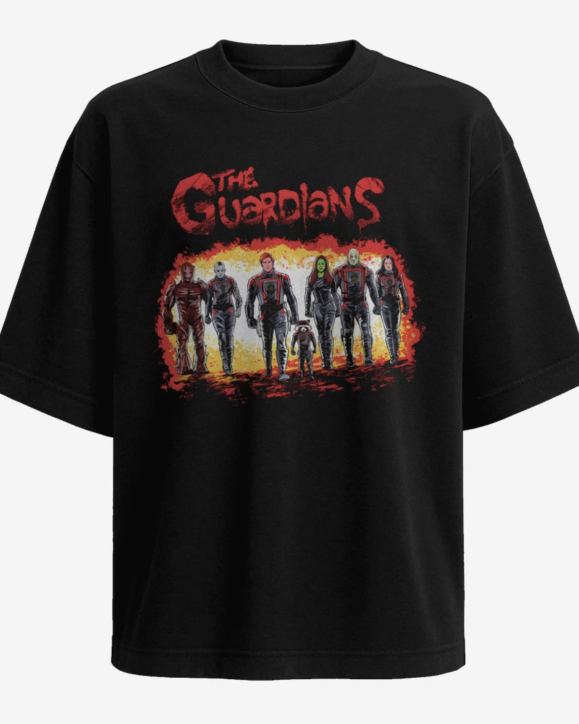 Polera Oversize Negro de The Guardians