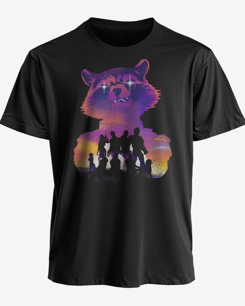 Polera premium Negro de Guardianes Vol 3