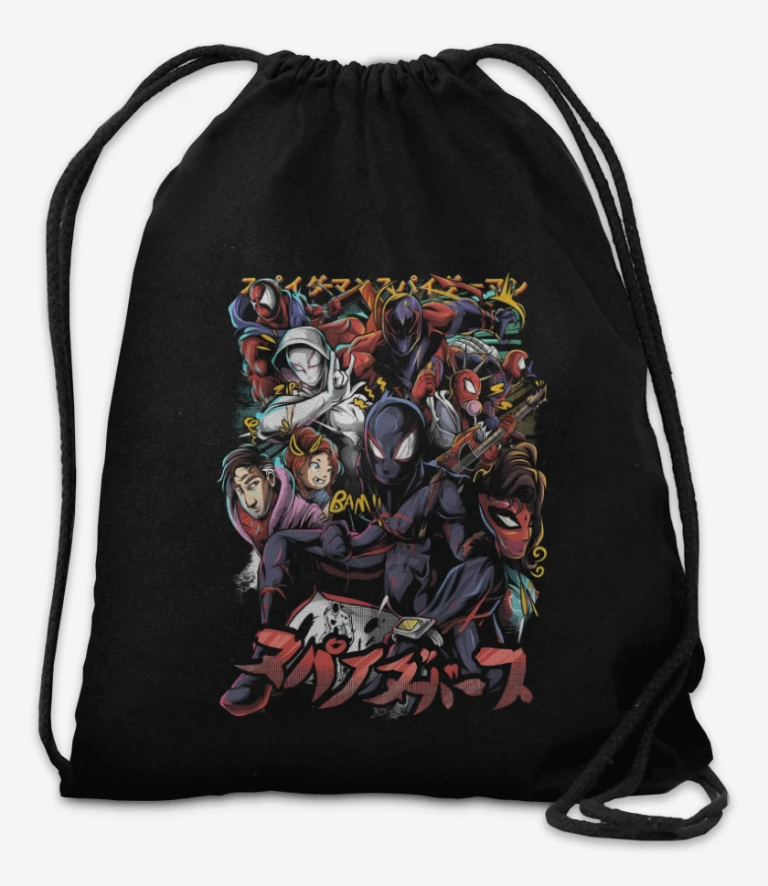 Mochila Negro de In to the Spiderverse