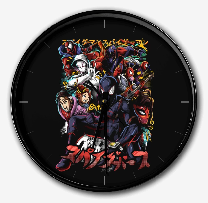 Reloj Negro de In to the Spiderverse