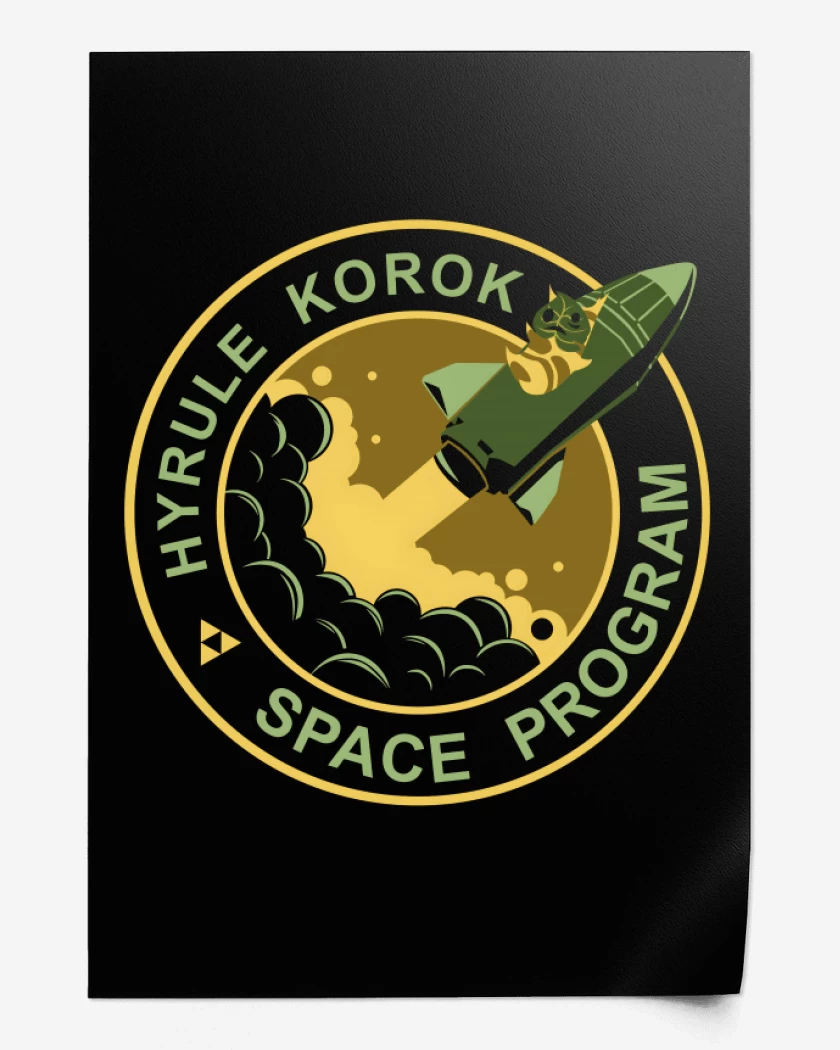 Print Negro de Space Korok
