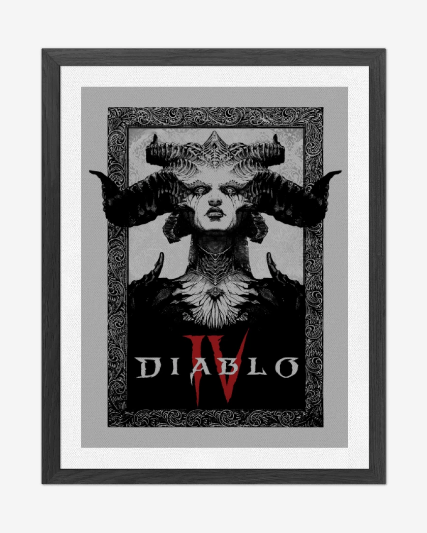 Cuadro decorativo Gris Melange de Lilith IV