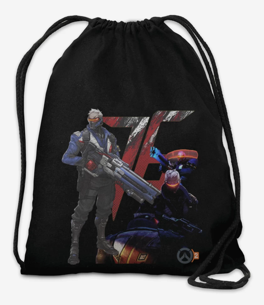 Mochila Negro de Soldier 76