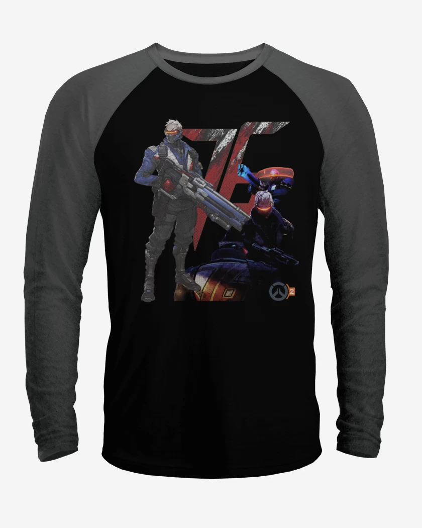 Polera Raglan Soldier 76