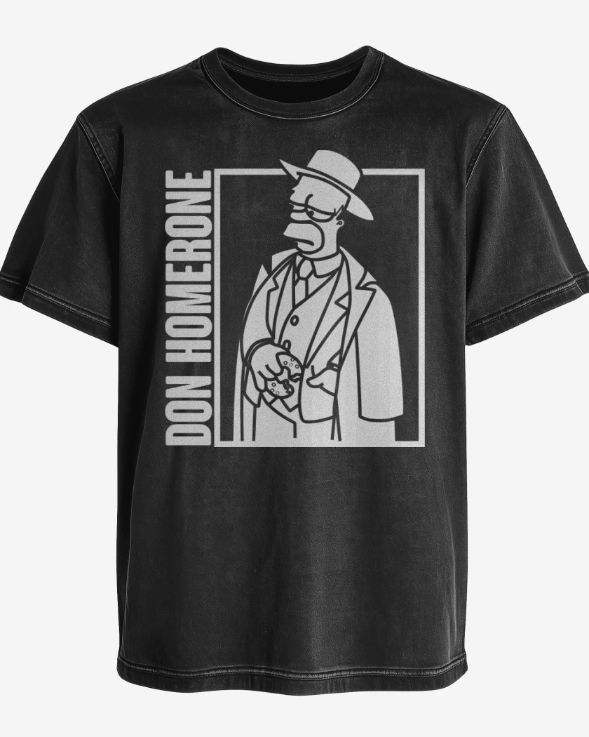 Polera desgastada Don Homerone