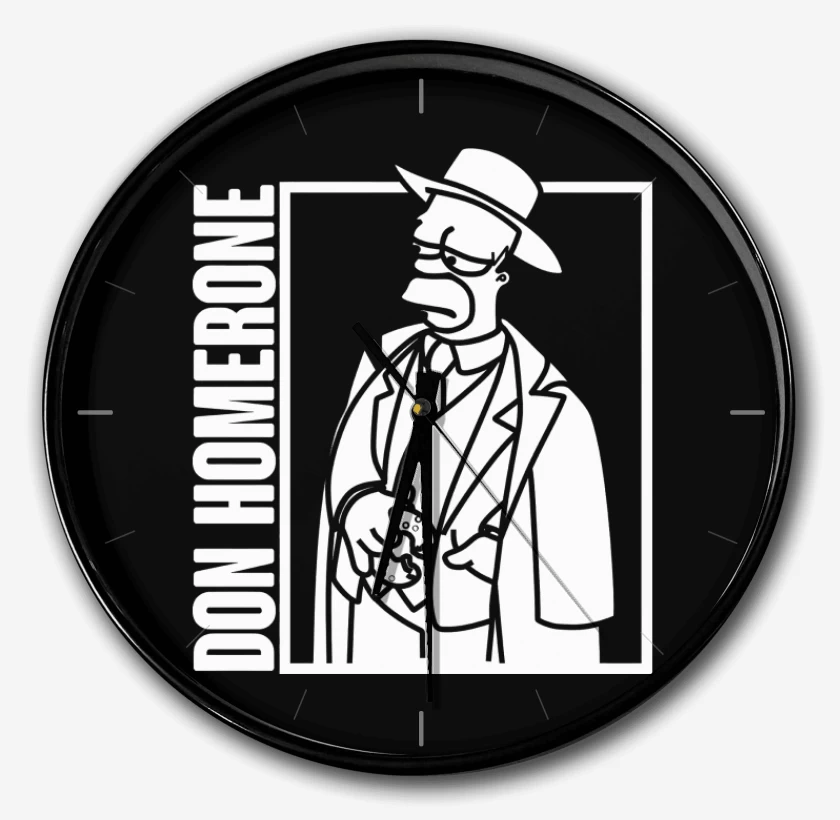 Reloj Negro de Don Homerone
