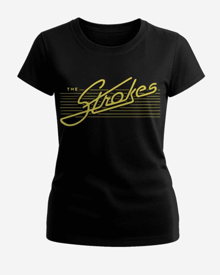 Polera de Mujer Negro de The strokes 2