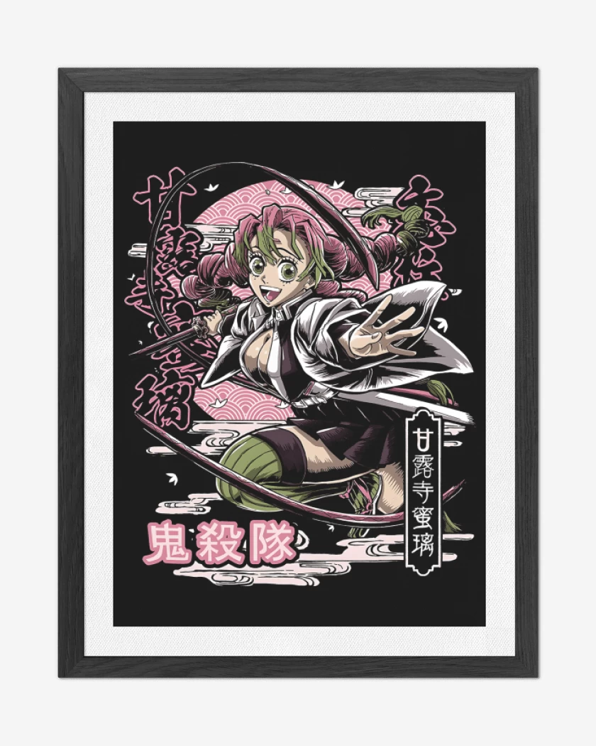 Cuadro decorativo Negro de Pilar del Amor Kanroji