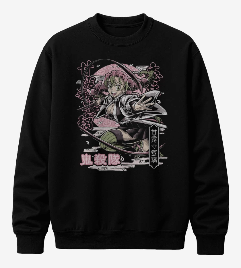 Poleron polo Negro de Pilar del Amor Kanroji