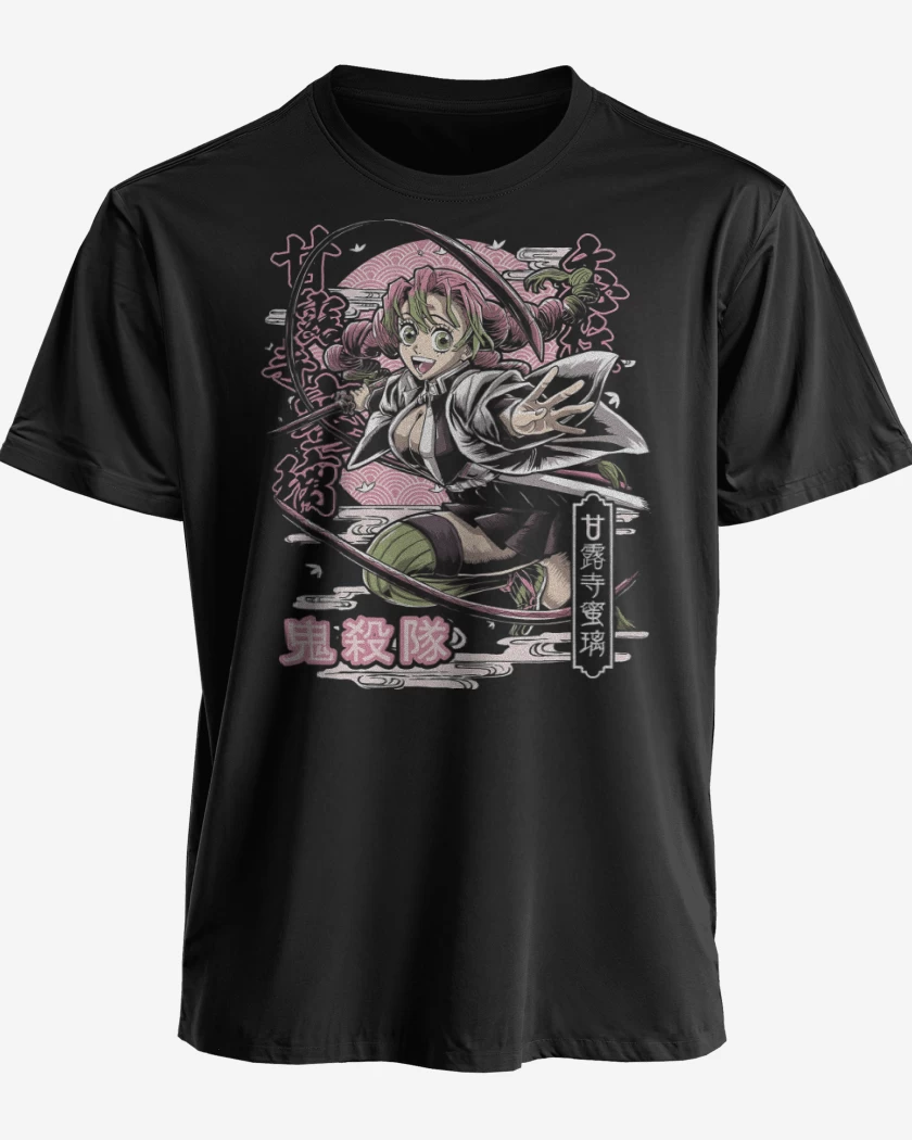 Polera premium Negro de Pilar del Amor Kanroji