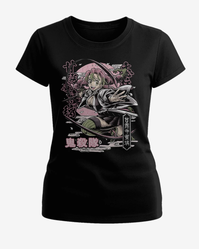 Polera de Mujer Negro de Pilar del Amor Kanroji