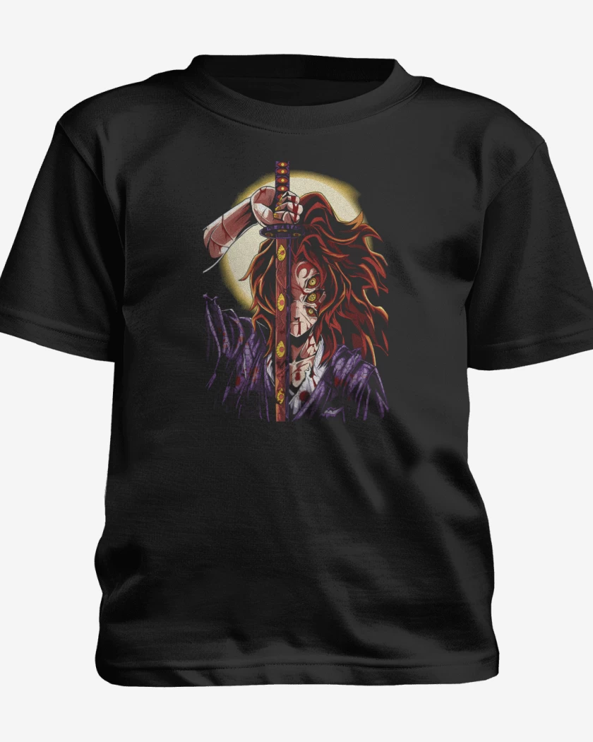 Polera de niño Negro de Oni Kokushibo