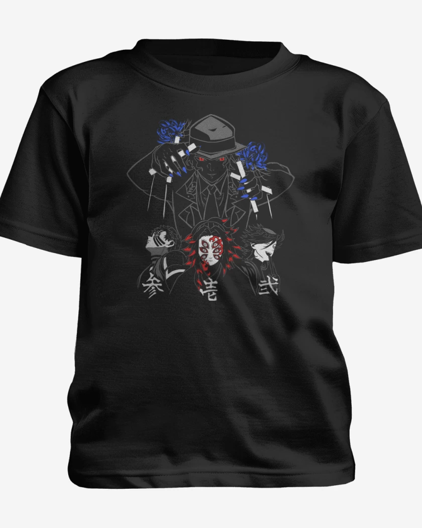 Polera de niño Negro de Muzan y las Lunas Superiores