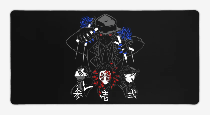 Mouse pad Gamer Muzan y las Lunas Superiores
