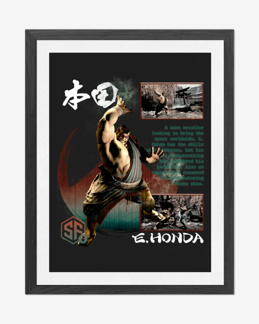 Cuadro decorativo Negro de SF6 E Honda