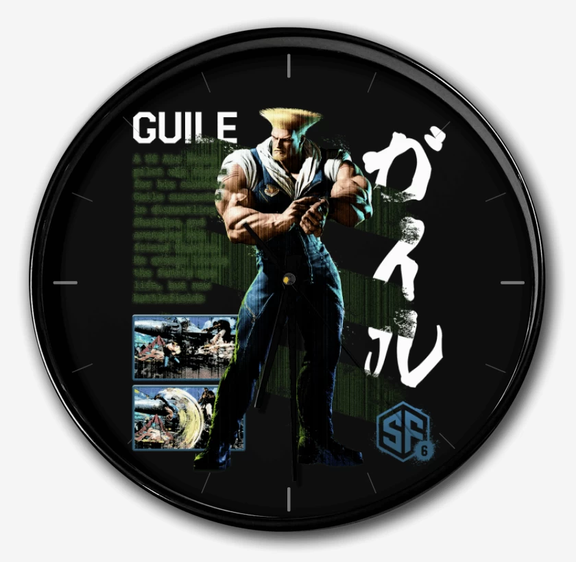 Reloj Negro de SF6 Guile