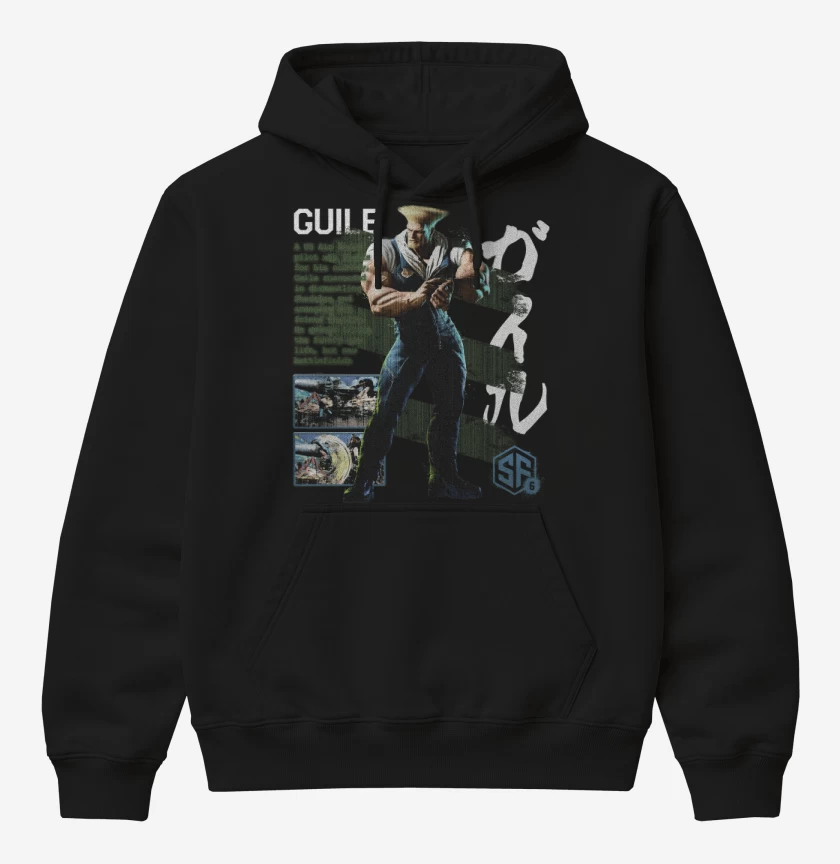 Poleron Canguro básico Negro de SF6 Guile
