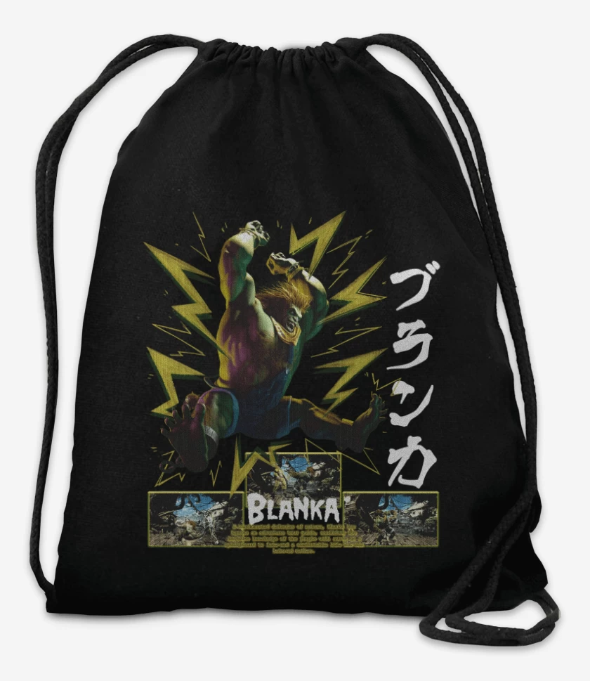 Mochila Negro de SF6 Blanka 