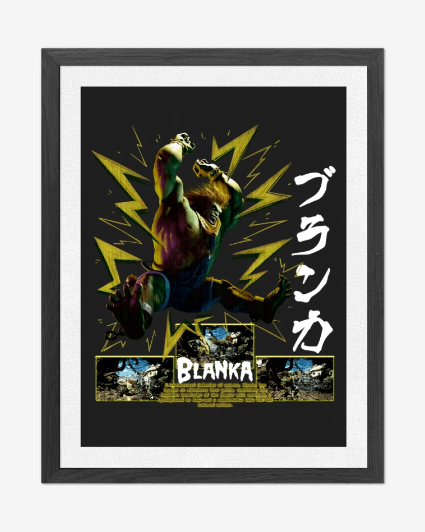 Cuadro decorativo Negro de SF6 Blanka 