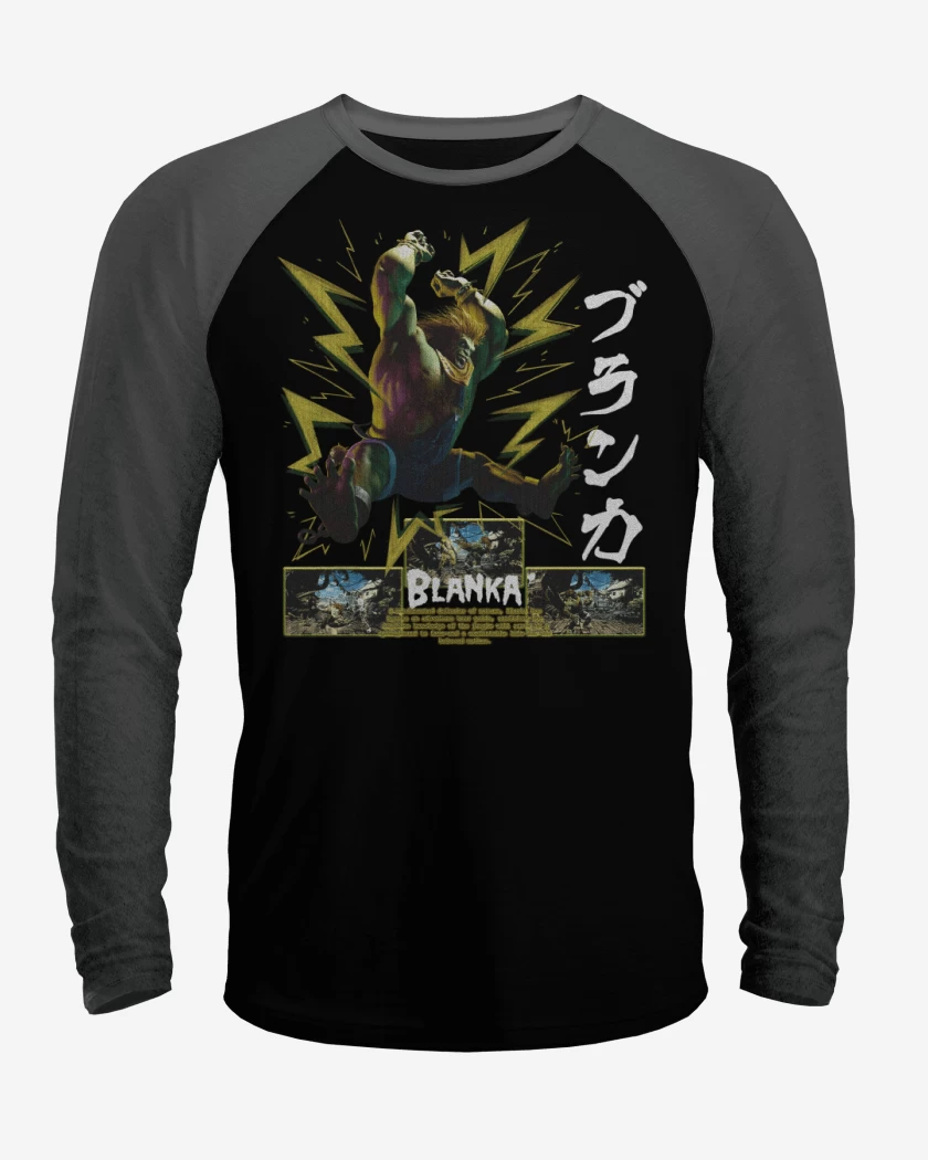 Polera Raglan SF6 Blanka 