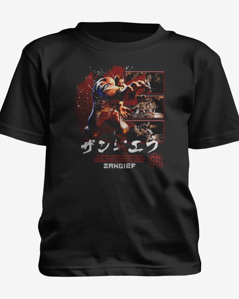 Polera de niño Negro de SF6 Zanfief
