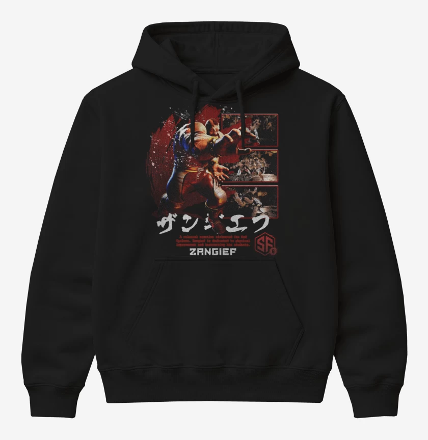 Poleron Canguro básico Negro de SF6 Zanfief