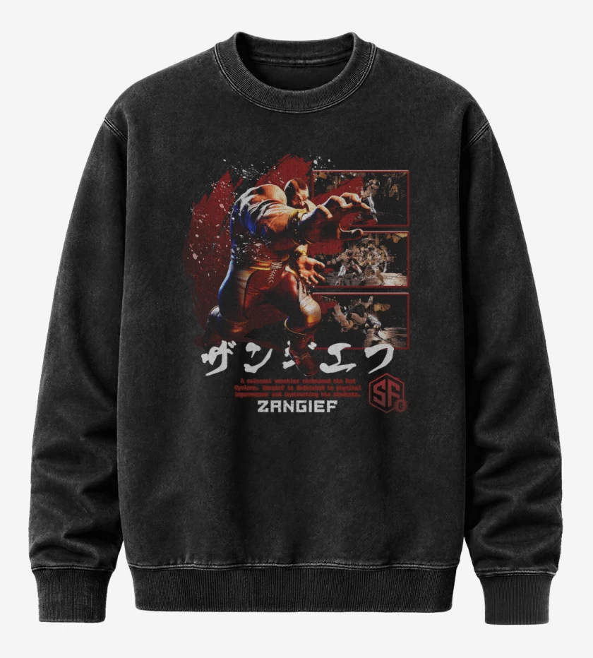 Poleron Polo Acid Wash Negro de SF6 Zanfief