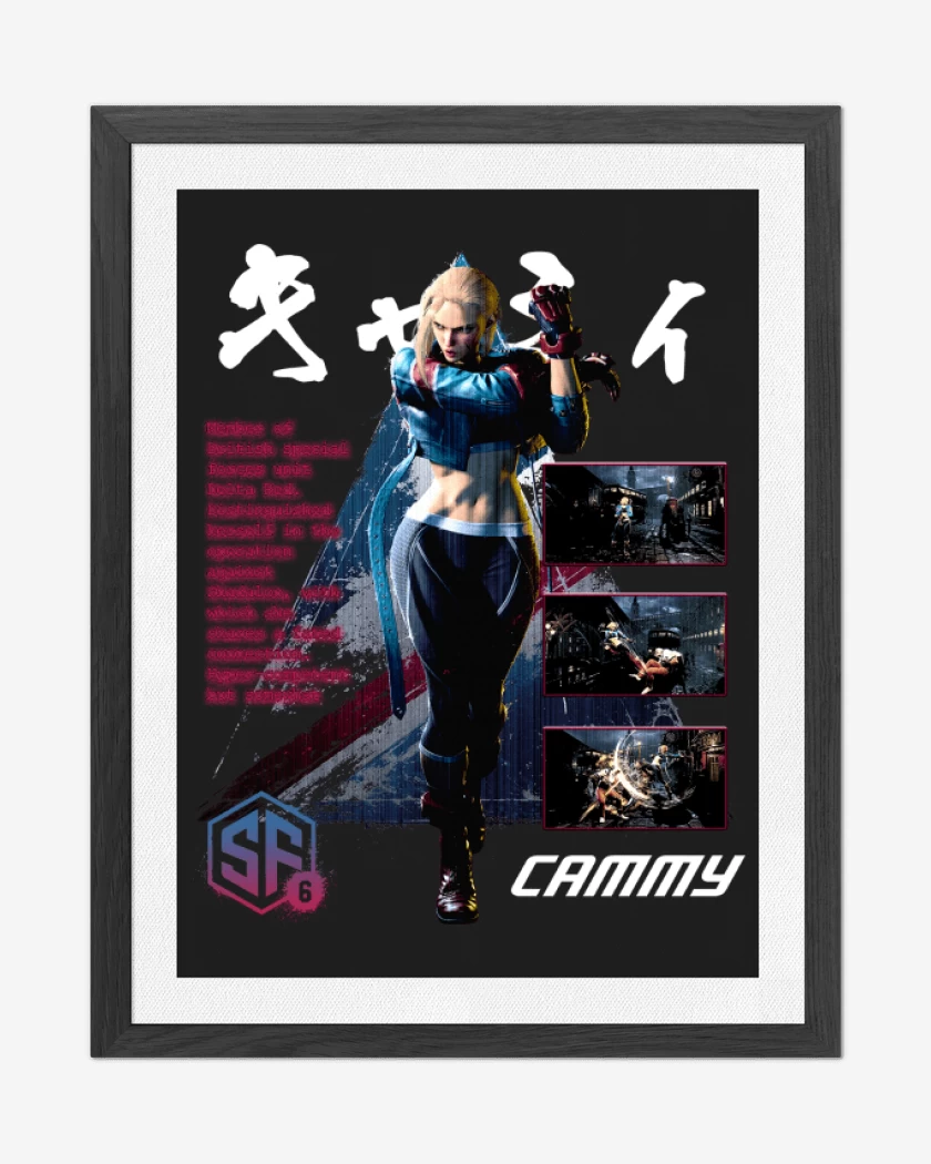 Cuadro decorativo Negro de SF6 Cammy