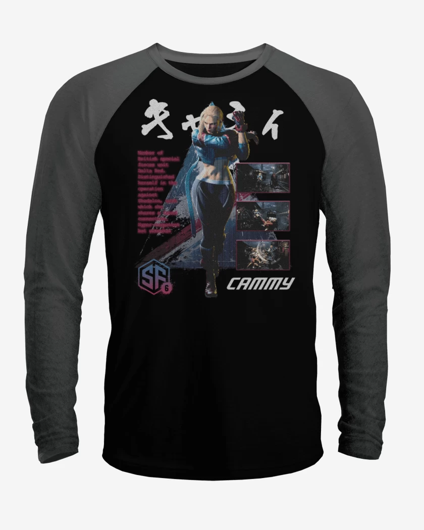 Polera Raglan SF6 Cammy