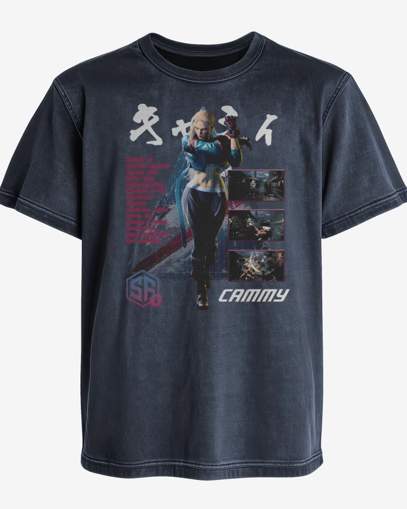 Polera desgastada SF6 Cammy
