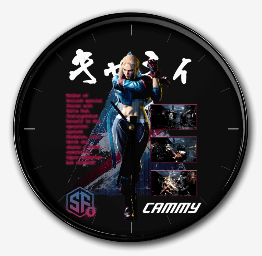 Reloj Negro de SF6 Cammy