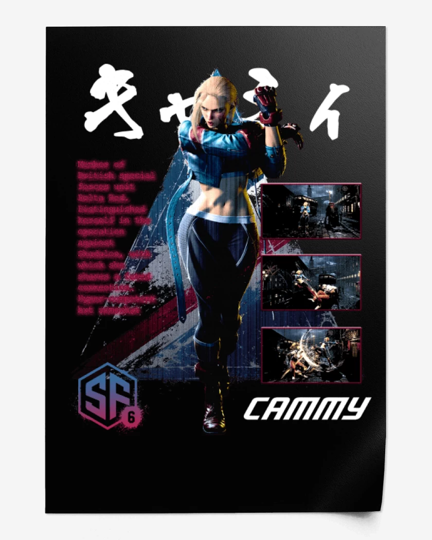 Print SF6 Cammy