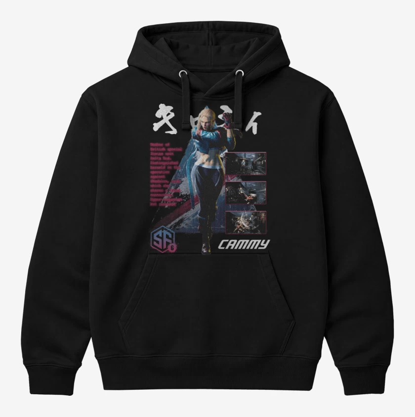 Polerón Canguro Negro de SF6 Cammy