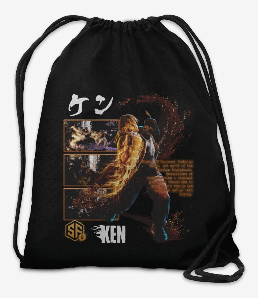 Mochila Negro de SF6 Ken