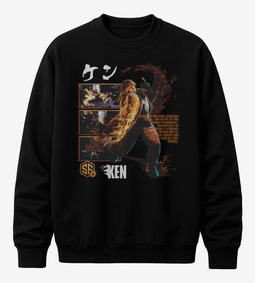 Poleron polo Negro de SF6 Ken