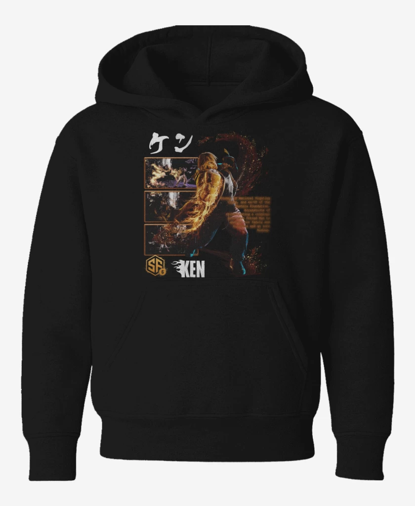 Poleron de niño Negro de SF6 Ken