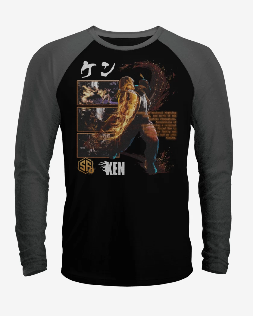Polera Raglan SF6 Ken