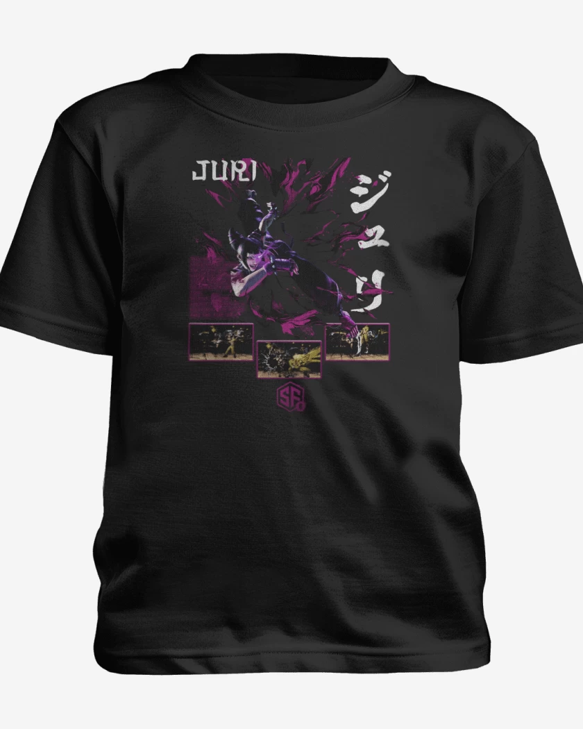 Polera de niño Negro de SF6 Juri