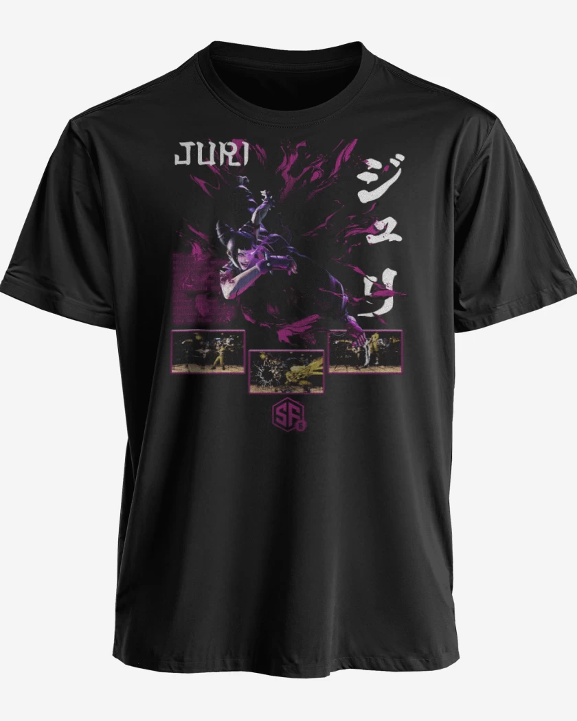 Polera premium Negro de SF6 Juri