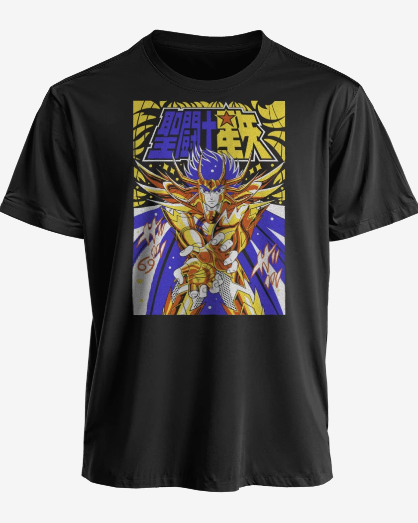 Polera premium Negro de Máscara de Muerte de Cáncer N