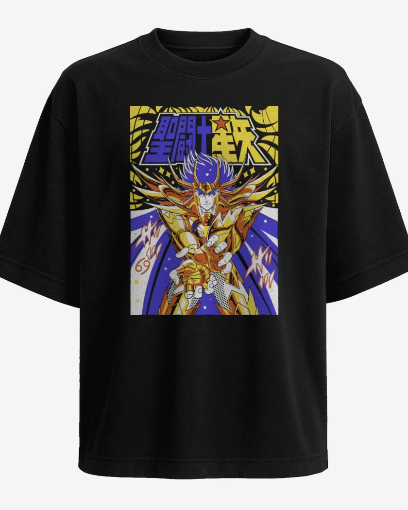 Polera Oversize Máscara de Muerte de Cáncer N